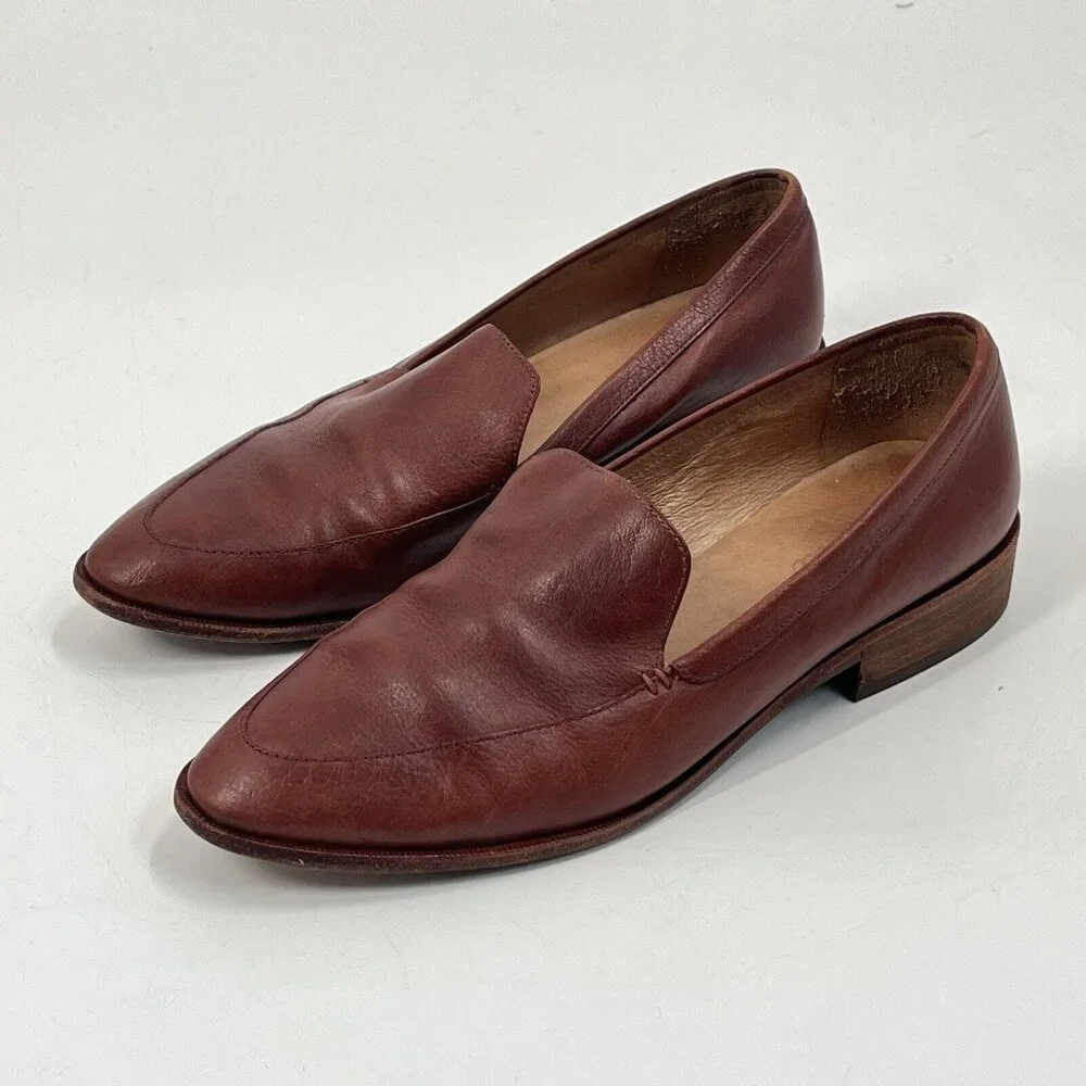 Madewell Brown Leather Loafers